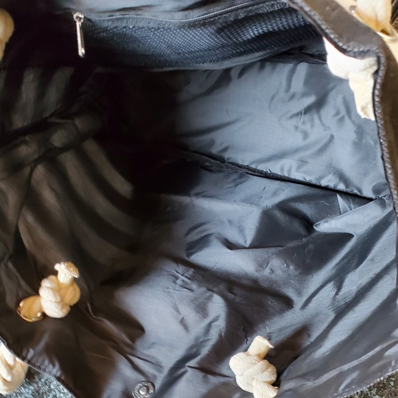 KEUNE Striped Rope Tote - 19" x 13 1/2" (NWT) - Picture 5 of 8